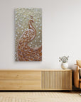 The Golden Peacock Original Painting