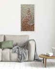 The Golden Peacock Original Painting