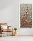The Golden Peacock Original Painting